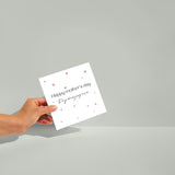 Heartfelt Mother's Day Card: Hand-Drawn Hearts, Elegant Design