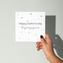 Heartfelt Mother's Day Card: Hand-Drawn Hearts, Elegant Design