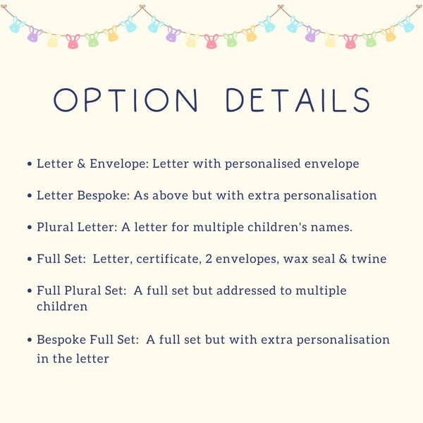 First Easter Bunny Letter, Letter from the Easter Bunny, Easter Rabbit, Easter Keepsake Gift, Easter Gift, Babies First Easter