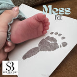 Baby Hand and Footprint Kit, Clean & Safe Inkless Prints, Perfect First Prints Keepsake Set, New Baby Gift, Baby Shower Gift.