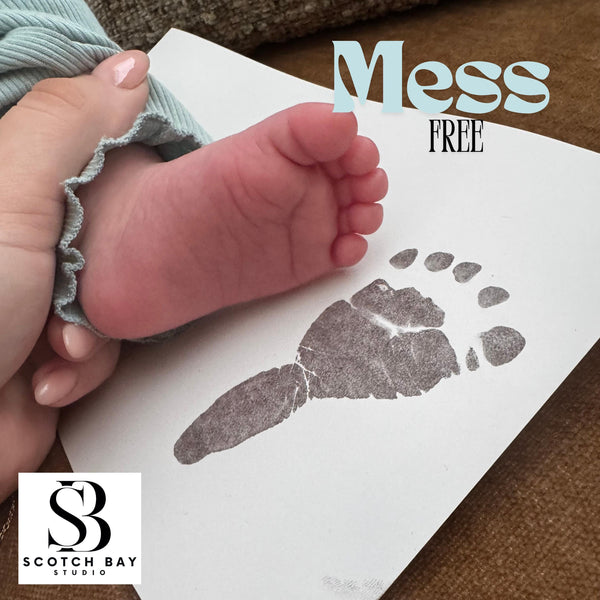 Baby Hand and Footprint Kit, Clean & Safe Inkless Prints, Perfect First Prints Keepsake Set, New Baby Gift, Baby Shower Gift.