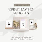 Baby Hand and Footprint Kit, Clean & Safe Inkless Prints, Perfect First Prints Keepsake Set, New Baby Gift, Baby Shower Gift.