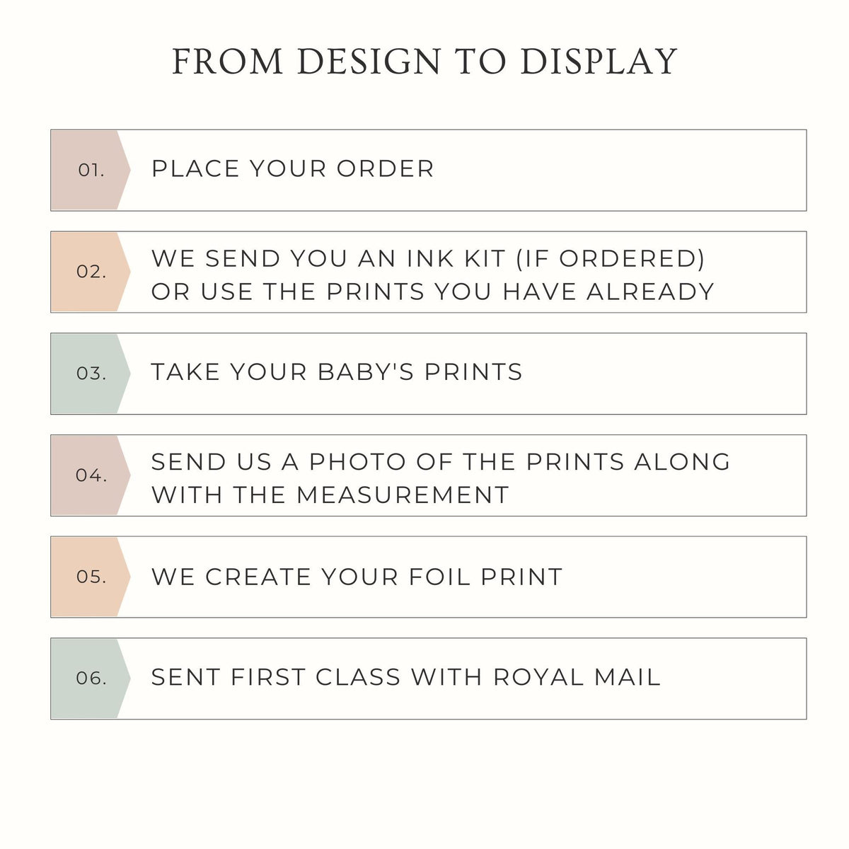 Personalised Baby Hand & Footprint Gold Foil Print, New Baby Keepsake Gift, Birth Announcement Print, Nursery Wall Art, Grandparent Gift.