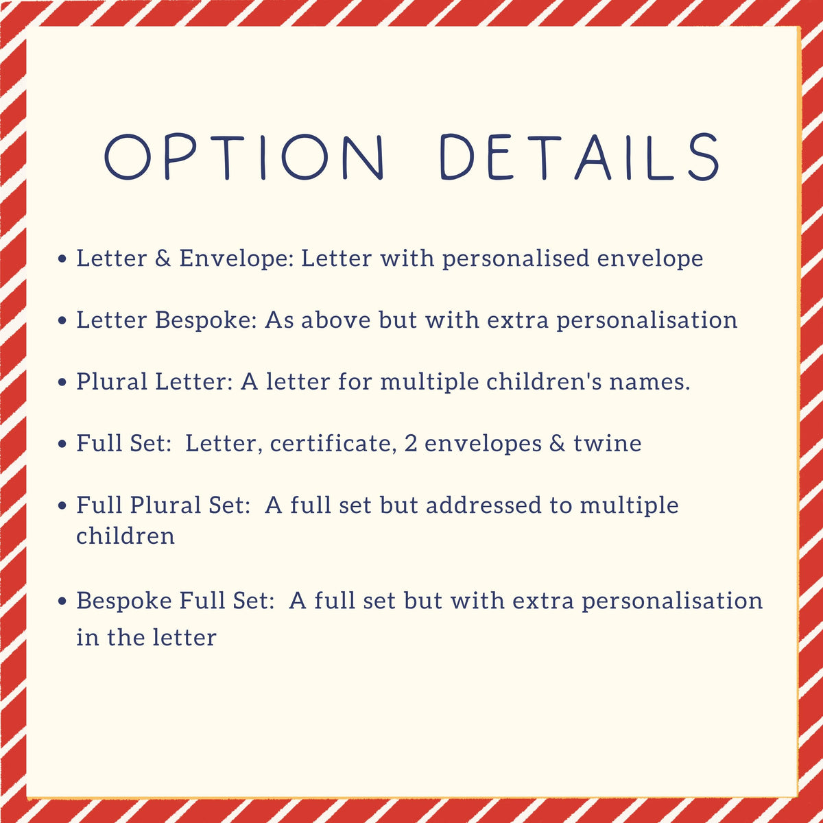 Baby's First Christmas Letter from Father Christmas