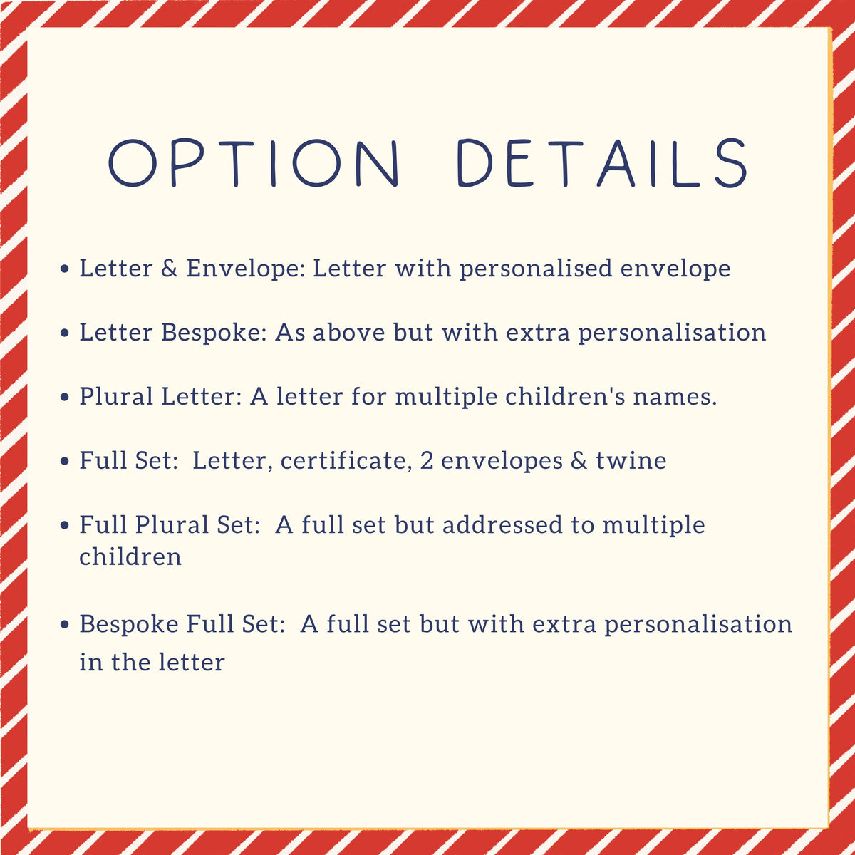 Personalised Letter From Santa/Father Christmas