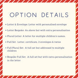 Personalised Letter From Santa/Father Christmas