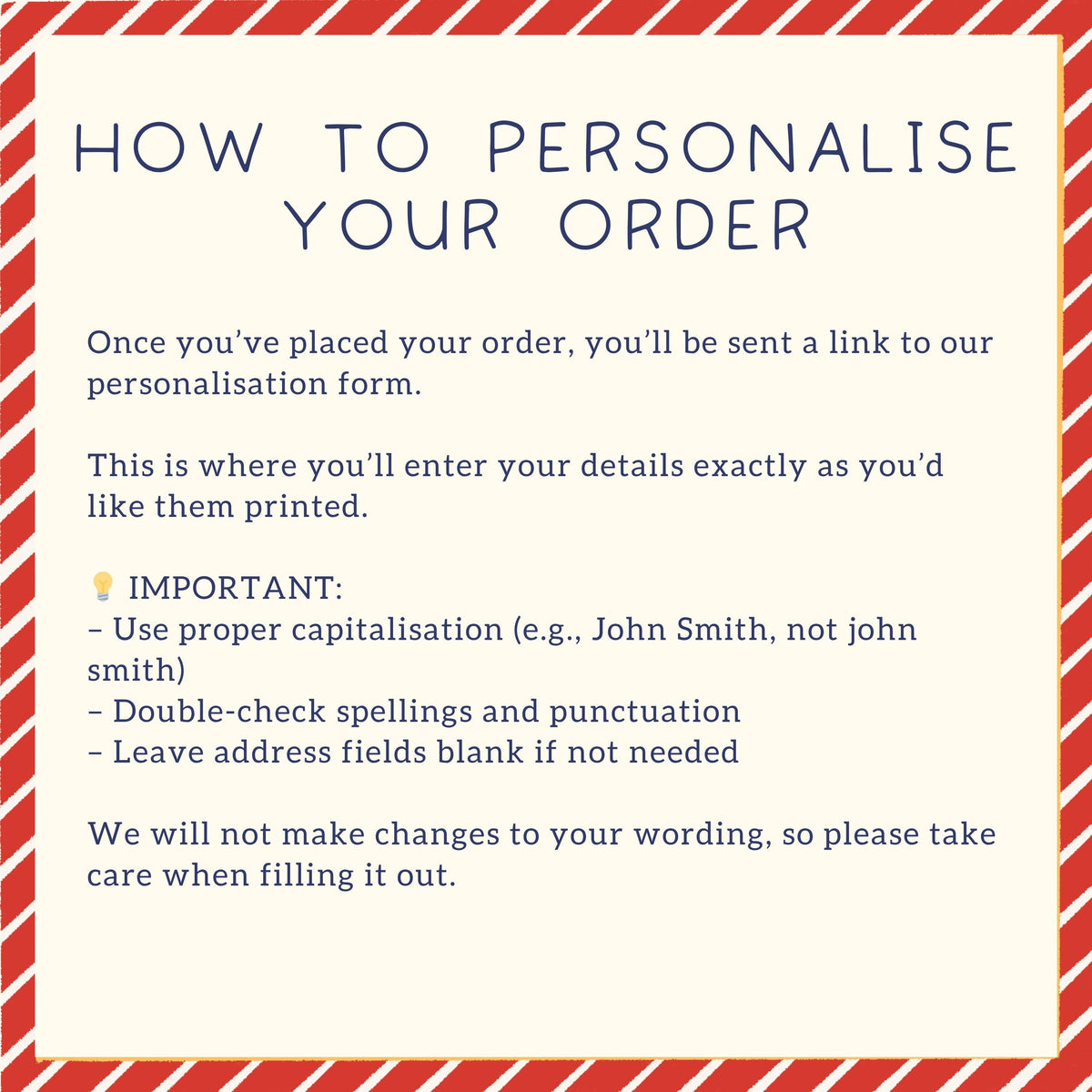 Personalised Letter From Santa/Father Christmas