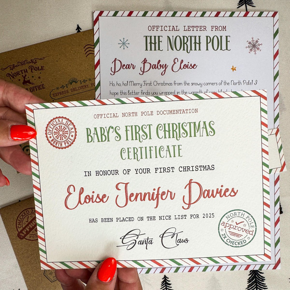 Baby's First Christmas Letter from Father Christmas
