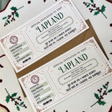 Lapland Boarding Pass, Personalised Lapland Ticket, Christmas Surprise, Holiday Reveal, Magical Adventure Gift for Kids