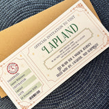 Lapland Boarding Pass, Personalised Lapland Ticket, Christmas Surprise, Holiday Reveal, Magical Adventure Gift for Kids