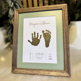 A5 Baby Hand & Footprint Foil Print