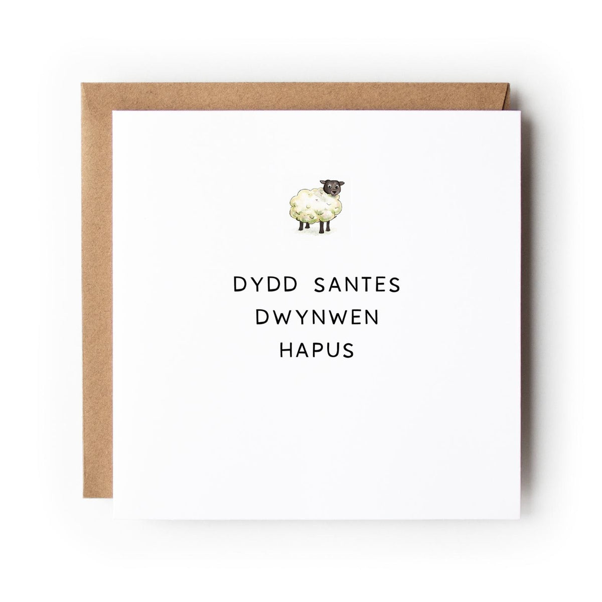 Welsh Sheep St Dwynwen’s Day Card, Dydd Santes Dwynwen Hapus, Welsh Valentine’s Day Card