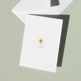 Welsh Inspired Daffodil Card, Minimal Illustration, A6 Greeting Card