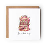 Valentine Card Jackpot Illustration Love Card