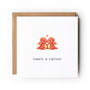 Welsh Dragon Valentine’s Card, Fancy a Cwtch?, Welsh Love Card