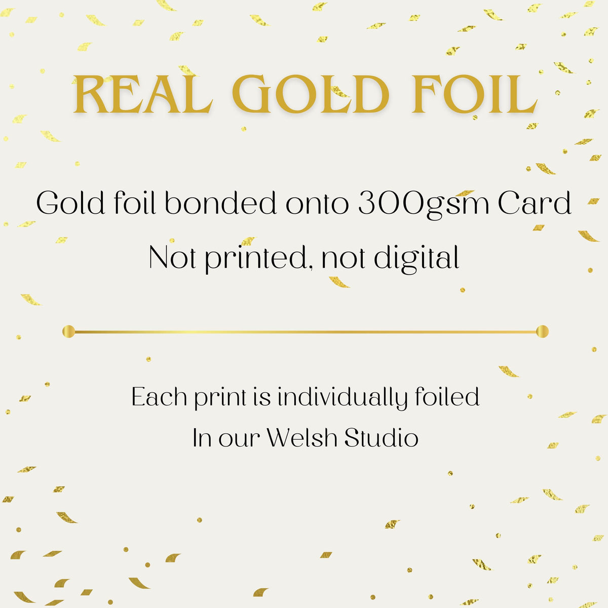 A5 Blue Personalised Baby Hand & Footprint Metallic Foil Print, New Baby Keepsake Gift, With Ink-less Ink Kit