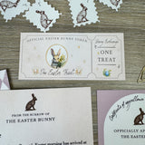 Personalised Easter Bunny Letter Set, Easter Morning Keepsake, Magical Easter Letter for Children