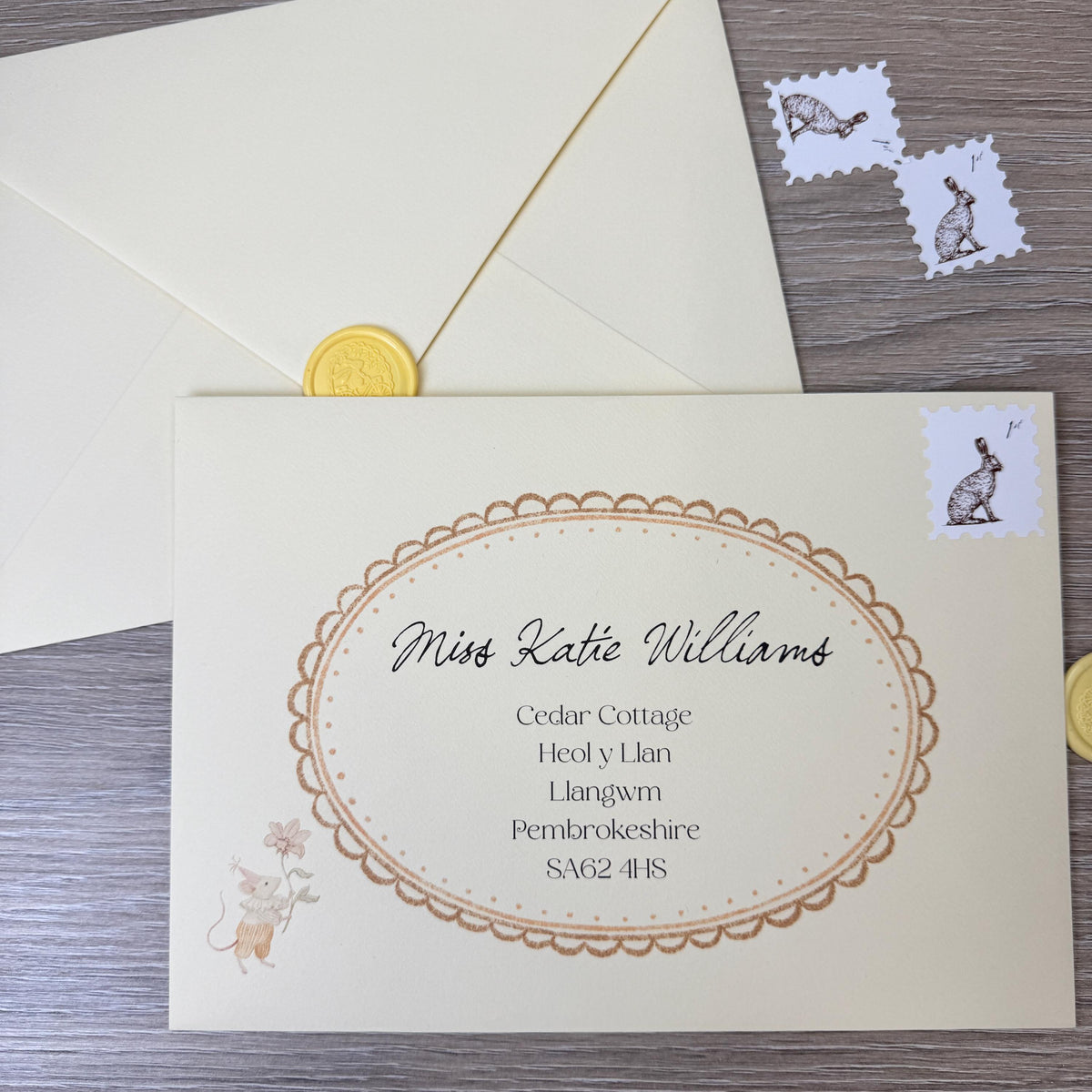 Personalised Easter Bunny Letter Set, Easter Morning Keepsake, Magical Easter Letter for Children