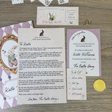 Personalised Easter Bunny Letter Set, Easter Morning Keepsake, Magical Easter Letter for Children