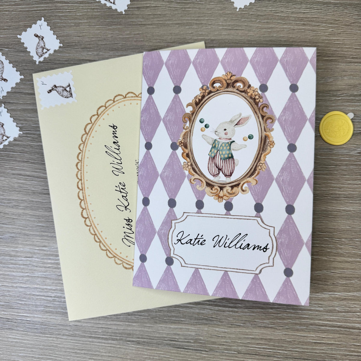 Personalised Easter Bunny Letter Set, Easter Morning Keepsake, Magical Easter Letter for Children