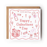 Galentines Card Best Friend Happy Galentines Day