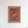 Personalised Welsh Dragon Nursery Print Set of 2, Nos Da & Bore Da