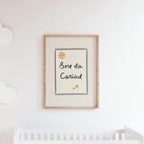 Welsh Nursery Print, Bore da Cariad, Good Morning My Love