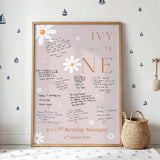 First Birthday Card Collage Print