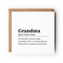 Grandma Mothers Day Card Definition Style Card