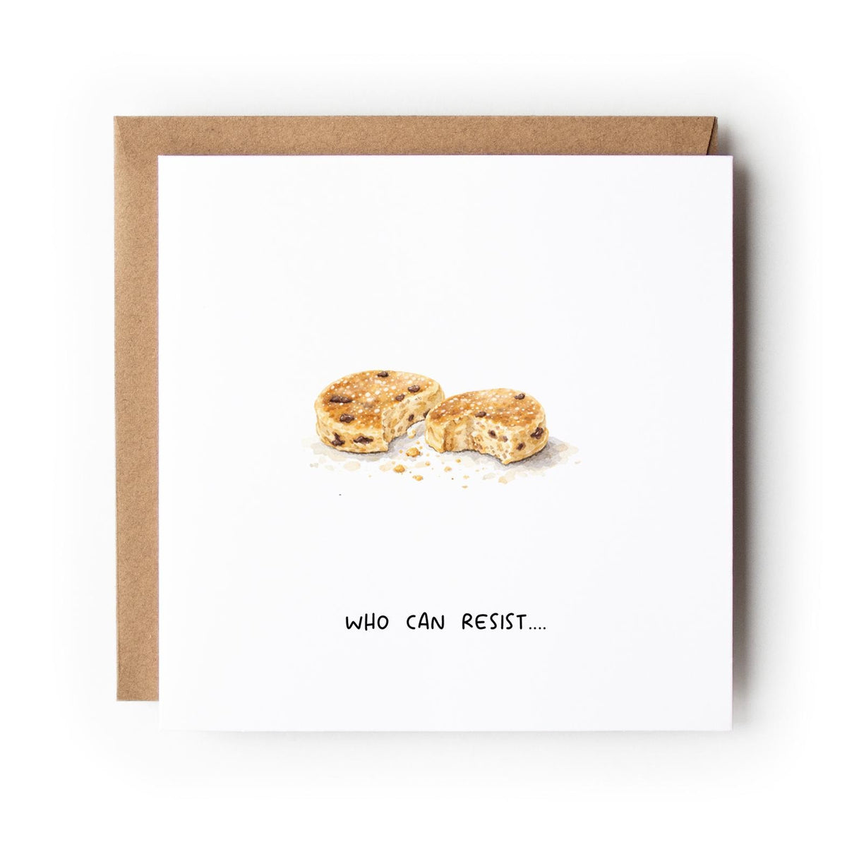 Funny Welsh Cakes Greeting Card, Welsh Humour