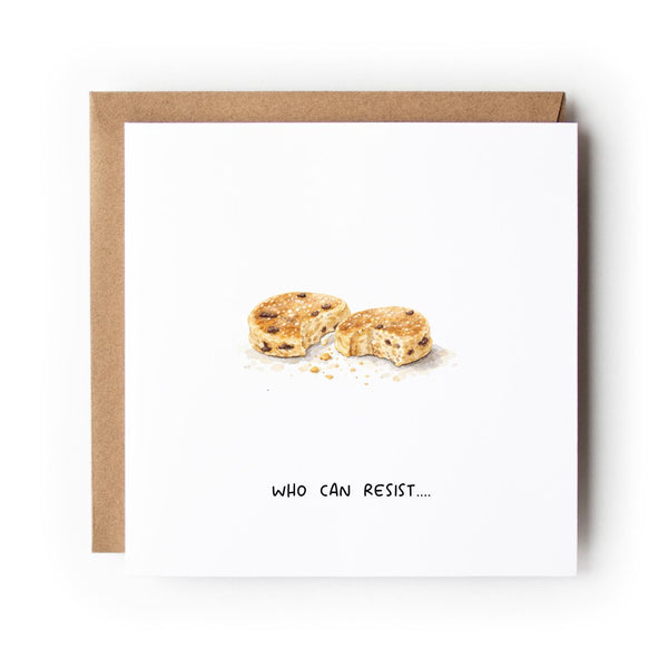 Funny Welsh Cakes Greeting Card, Welsh Humour