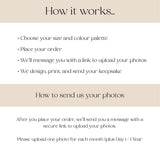 Newborn to 12 Months Milestone Bunting, First Birthday Photo Bunting, Keepsake Prints