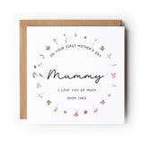 Personalised First Mother’s Day Card, Floral Design