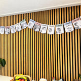 Newborn to 12 Months Milestone Bunting, First Birthday Photo Bunting, Keepsake Prints