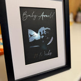 Personalised Ultrasound Keepsake Print in Gold/Silver Foil