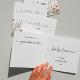 Personalised Pregnancy Reveal Card with Scan Photo, Baby Announcement Keepsake