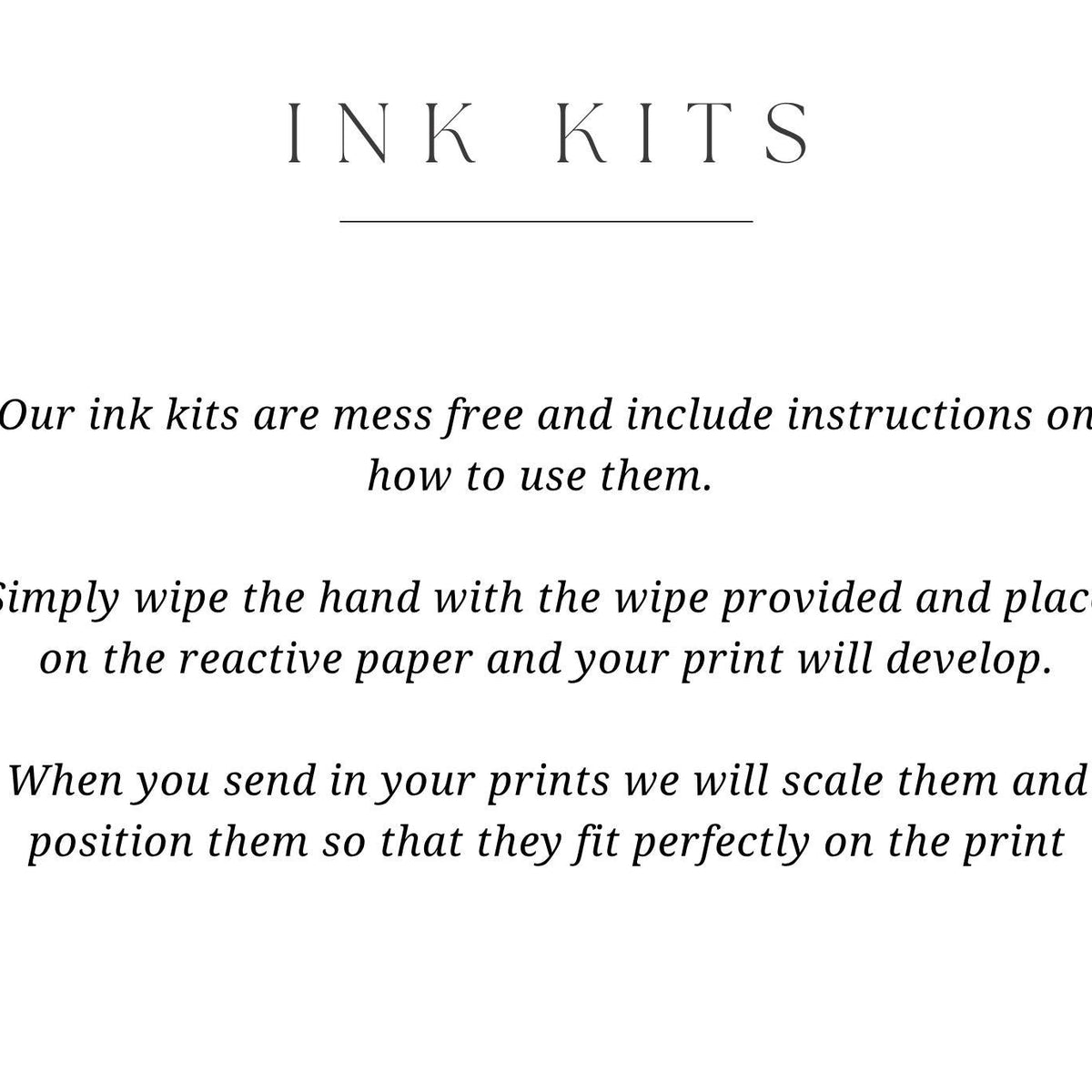 Family Handprint Print Foil Keepsake