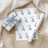 Birthday Wrapping Paper, Personalised Name and Age Gift Wrap, Kids Birthday Wrapping Paper, Any Age Gift Wrap