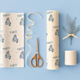 Birthday Wrapping Paper, Personalised Name and Age Gift Wrap, Kids Birthday Wrapping Paper, Any Age Gift Wrap