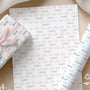 Personalised Birthday Wrapping Paper, Name and Age Gift Wrap, Milestone Birthday Gift Wrap, Personalised Gift Wrap Any Age
