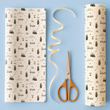 Golf Father’s Day Wrapping Paper, Dad Golf Gift Wrap, Golfing Gift Wrap for Dad, Personalised Father’s Day Wrapping Paper