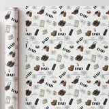 Funny Father’s Day Wrapping Paper, Dad Gift Wrap, Funny Dad Wrapping Paper, Novelty Father’s Day Gift Wrap for Dad