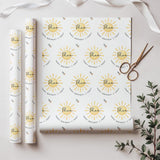 Personalised Birthday Wrapping Paper, Trip Around The Sun Wrapping Paper, Space Rocket Birthday Wrap, Custom Birthday Paper