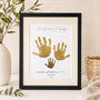 Family Handprint Print Foil Keepsake