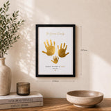 Family Handprint Print Foil Keepsake