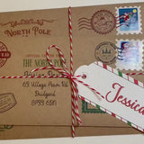 Personalised Letter From Santa, Father Christmas Letter, Nice List Certificate, Stocking Filler, North Pole Letter.