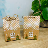 Christmas House Favour Boxes, Mini Gift Boxes, Name Place Boxes, Place Names, Christmas, Table Decor, Cookie Boxes, Sweet Boxes, Advent Box.