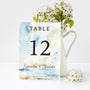 Seascape Wedding Table Numbers, Coastal Wedding Table Numbers, Wedding Table Sign Cards, Sea Table Numbers, Beach Table Name Cards.