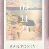 Santorini Save The Date Invitations | Greece Wedding | Destination Wedding | Beach Wedding | Seaside | Abroad Wedding | Full Set Available.