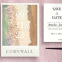 Beach Save The Date Postcard Invitations | Destination Wedding | Beach Wedding | Seaside | Abroad Wedding | Full Set Available.
